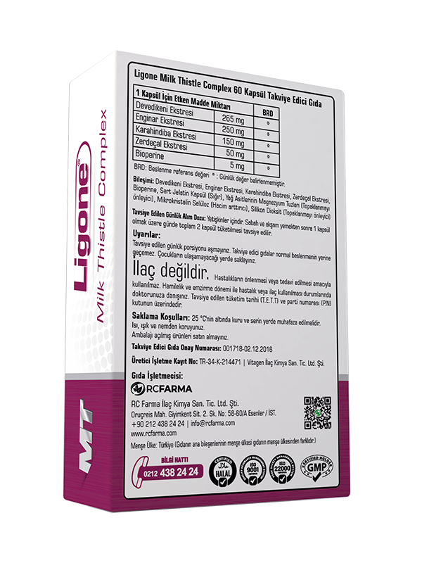 Ligone Milk Thistle Complex 60 Kapsül