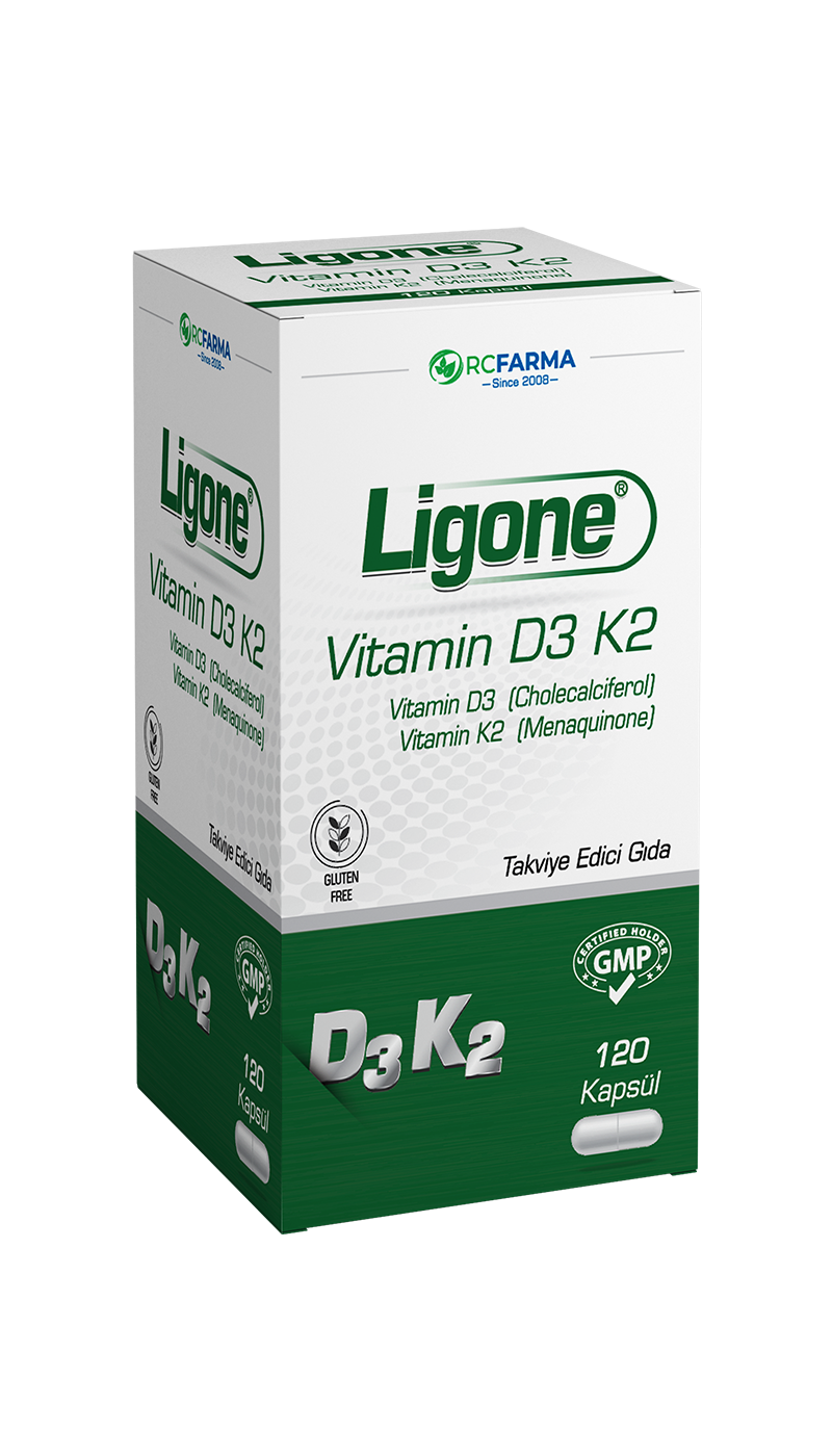 Ligone Vitamin D3 K2 120 Kapsül