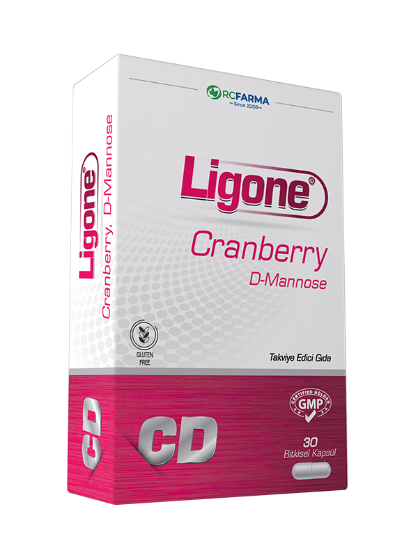 Ligone Cranberry, D-Mannose 30 Bitkisel Kapsül