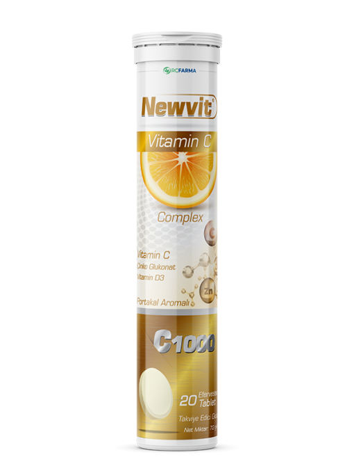 Newvit Vitamin C Complex Efervesan 20 Tablet